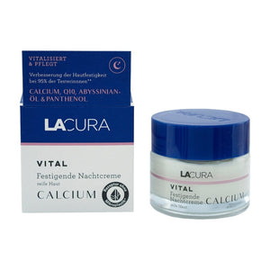Lacura Vitality Night Cream for Wrinkles, Nourishing and Tightning Facial Skin