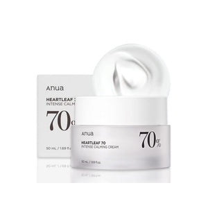Anua Karim is a calming with HEARATLEAF 70% Intense Calming Cream