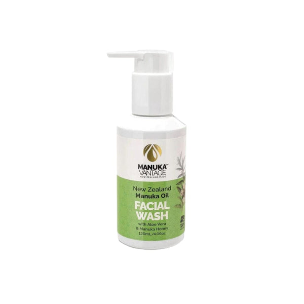 غسول الوجه بزيت المانوكا النيوزيلندي بخلاصة الصبار وعسل المانوكا وايلد فيرنز Wild Ferns Facial Wash with Aloe Vera and Manuka Vantage