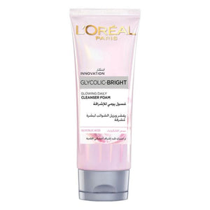 غسول رغوي جلايكوليك برايت لتفتيح البشرة من لوريال باريس | L’Oréal Paris Glycolic-Bright Cleanser Foam