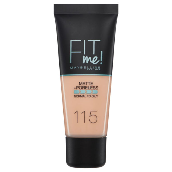 فاونديشن فيت مي السائل - درجة أيفوري 115 من ميبلين | Maybelline FIT Me Liquid Foundation 115 Ivory