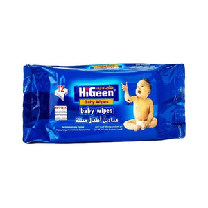 HiGeen Baby Wipes 72Pcs مناديل مبلله هاي جين 72 منديل - Orisdi