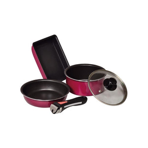 مجموعة اواني طهي غير لاصقة كلاي بيرل Pearl Claire Non-stick Compact Cookware Set