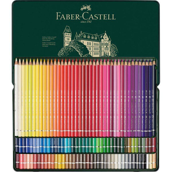 أقلام ألوان مائية من ألبريشت دورر للفنانين علبة 120 فايبر كاسيل FABER CASTELL Albrecht Dürer Artists Watercolor Pencils Tin of 120