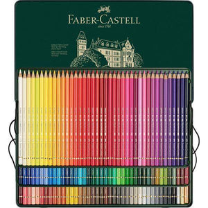 أقلام تلوين للفنانين بوليكروموس علبة  120 فابير كاستل  FABER CASTELL Polychromos Artists Color Pencils Tin of 120