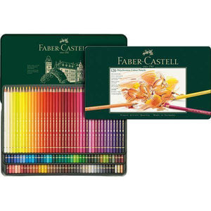 أقلام تلوين للفنانين بوليكروموس علبة  120 فابير كاستل  FABER CASTELL Polychromos Artists Color Pencils Tin of 120