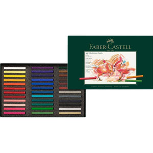ألوان الباستيل طباشير من بوليكروموس للفنانين علبة 36 فايبر كاسيل FABER CASTELL Polychromos Artists Pastel Crayons Tin of 36