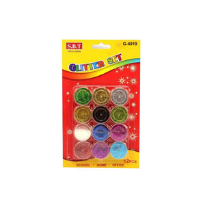 سيت 12 قطعة دائرية ترتر Glitter