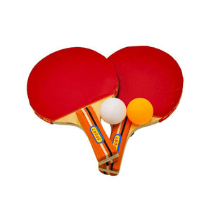 مضرب منضدة مزدوج مع 3 كرات