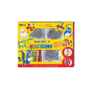 سيت الوان زجاج مع اكسسوارات 6 لون