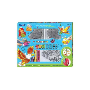 سيت الوان زجاج مع اكسسوارات 7 لون