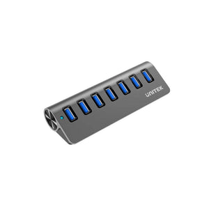 موصل يو اس بي 7 منافذ يونيتك UNITEK USB 7 Port Aluminium Hub