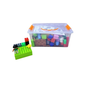 سيت مكعبات Set cubes in a plastic box