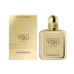 عطر رجالي سترونجر ويذ يو ليذر بور هوم أو دي بارفان ارماني Armani Stronger With You Leather Pour Homme For Men Eau De Parfum