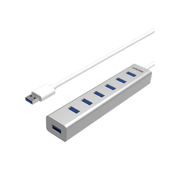 UNITEK USB 7 Port Aluminium Hub