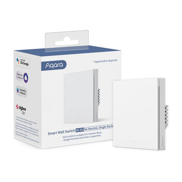 سويج جداري ذكي اكارا Aqara Wall Switch H1 (No Neutral. Triple rocker)