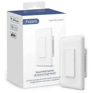 سويج جداري ذكي اكارا AQARA Smart Wall Switch D1(No Neutral. Single Rocket)