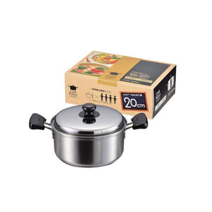 A estimated dual-resistant handle of Cook Pallel Metal Cook Palace 3- Layer Bottom Double-Handed Stainless Pot