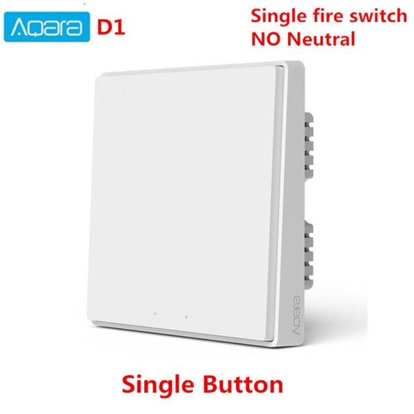 سويج جداري ذكي اكارا AQARA Smart Wall Switch D1(No Neutral. Single Rocket)