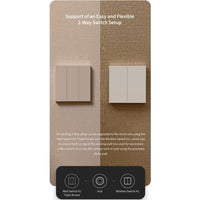 سويج جداري ذكي اكارا Aqara Wall Switch H1 (No Neutral. Triple rocker)