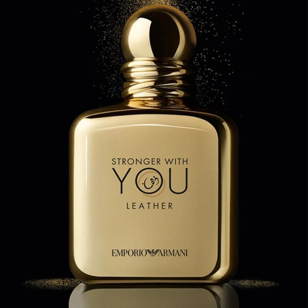 عطر رجالي سترونجر ويذ يو ليذر بور هوم أو دي بارفان ارماني Armani Stronger With You Leather Pour Homme For Men Eau De Parfum