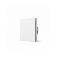 سويج جداري ذكي ماركة اكارا Aqara Wall Switch H1  (No Neutral. double rocker)