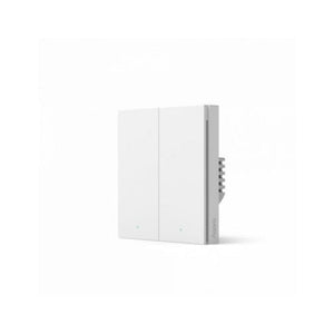 سويج جداري ذكي ماركة اكارا Aqara Wall Switch H1  (No Neutral. double rocker)