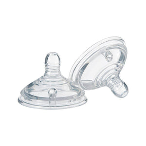 حلمة رضاعة متوسطة التدفق تومي تيبي Tommee Tippee Closer Nature Med Flow Teats2 Pack 3m+