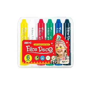 الوان للرسم على الوجه  6 لون Face Paint Color 6 Set
