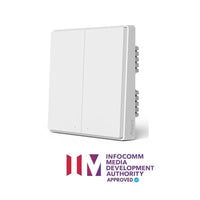 سويج جداري ذكي اكارا AQARA Smart Wall Switch D1(No Neutral. Double Rocket)
