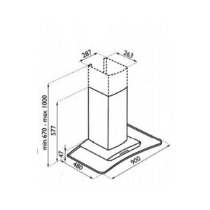 Ardesia Wall Mount Aspirator MG 90 Glass
