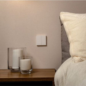 سويج جداري ذكي ماركة اكارا Aqara Wall Switch H1  (No Neutral. double rocker)