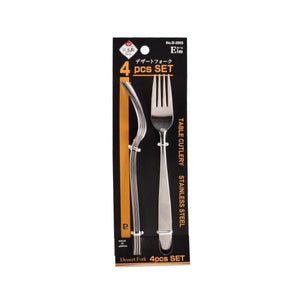 مجموعة شوك حلوى ستيل بيرل متل Pearl Metal Stainless Dessert Fork Set