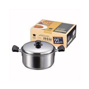 A estimated dual-resistant handle of Cook Pallel Metal Cook Palace 3- Layer Bottom Double-Handed Stainless Pot