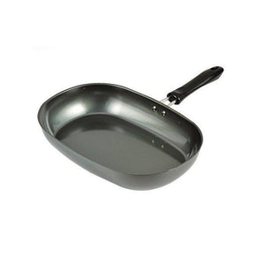 مقلاة حديد بيضوية بلاتيكو بيرل Pearl Platico Iron Oval Pan