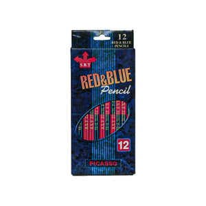 سيت اقلام احمر و ازرق RED AND BLUE pencil srrh