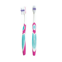 Medium toothbrush with double protection Cleo Dent Medium Double Protection Tooth Brush