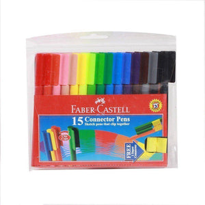 اقلام ماجك كونكتور 15 لون فابر كاستل FABER CASTEL 15 Connector Pens