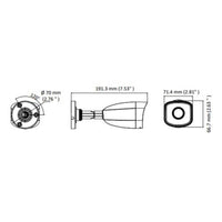 كامرة مراقبة هيجفيشن HiLook by Hikvision IPC-B120H 2MP IR Network Bullet Camera