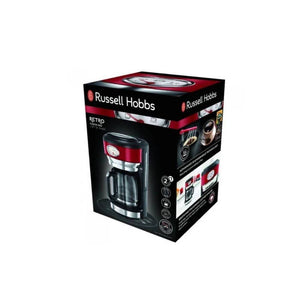صانعة قهوة ريترو ريبون ريد راسل هوبز Russell Hobbs 21700 Retro Ribbon Red Coffee Maker