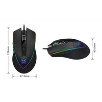 Redragon M909 Emperor 12400DPI Gaming Mouse - Black