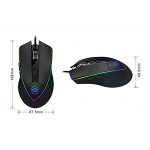 Redragon M909 Emperor 12400DPI Gaming Mouse - Black