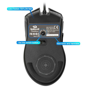 Redragon M909 Emperor 12400DPI Gaming Mouse - Black