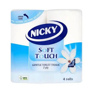 NICKY 4ROLL SOFT TOUCH مناديل نكي سوفت تج 4 رول - Orisdi
