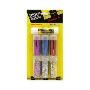 سيت ترتر 6 الوان مع صمغ Set of 6 colors sequins with glue kabi
