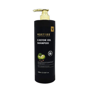 شامبو زيت الخروع يحفز نمو الشعر فيجيتري VEJETREE castor oil shampoo