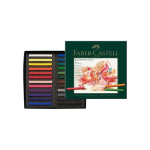 ألوان الباستيل طباشير من بوليكروموس للفنانين صندوق 24 فايبر كاسيل FABER CASTELL Polychromos Artists Pastel Crayons Box 24