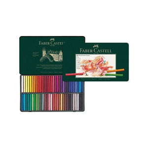 الوان الباستيل طباشير من بوليكروموس علبة 60 فايبر كاسيل FABER CASTELL Polychromos Artists Pastel Crayons Tin of 60