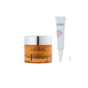 كريم ميزوليفت بفيتامين سي مع بلسم منشط ليراك LIERAC Mesolift Cream with Vitamin C + Gel