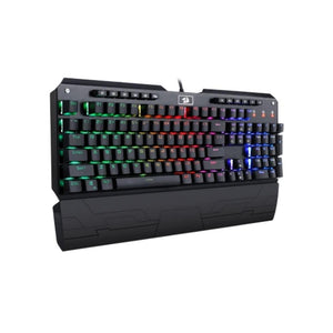 كيبورد ميكانيكي للألعاب بإضاءة خلفية ار جي بي ريدراغون Redragon RGB Backlit Mechanical Gaming Keyboard